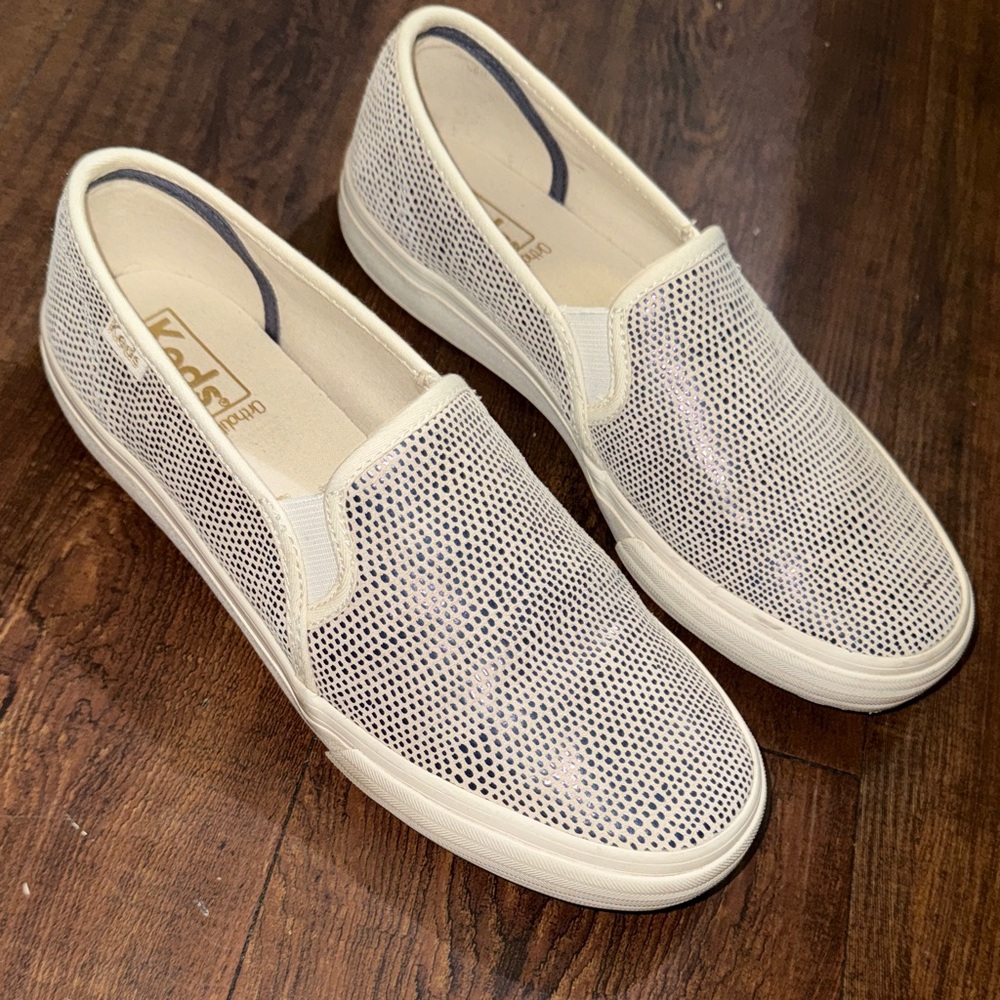 Keds Women's Cream Slip-On Sneakers